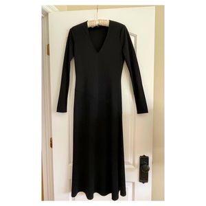 Calvin Klein Black V Neck Dress
